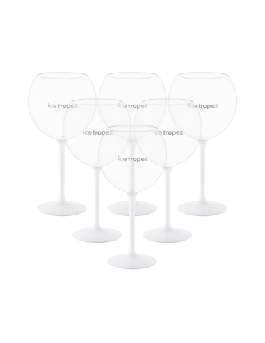 Ice Tropez - Verre en Tritan incassable - pack de 6