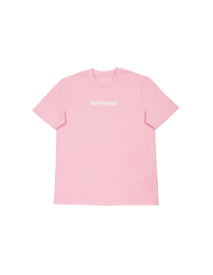 T-shirt Ice Tropez oversize – Rose 100% coton bio