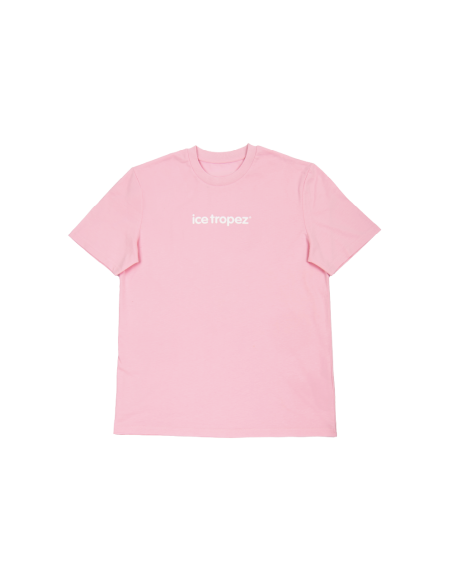 T-shirt Ice Tropez oversize – Rose 100% coton bio