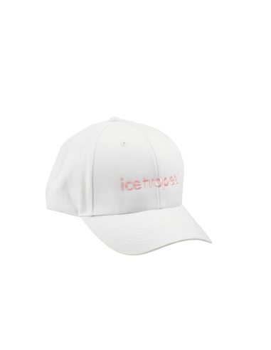 Casquette ice tropez brodé blanche