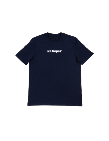 Ice Tropez oversized T-shirt – Navy Blue 100% organic cotton