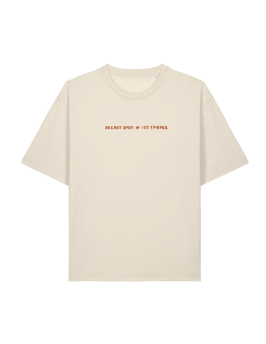 Ice Tropez oversized T-shirt – White 100% organic cotton