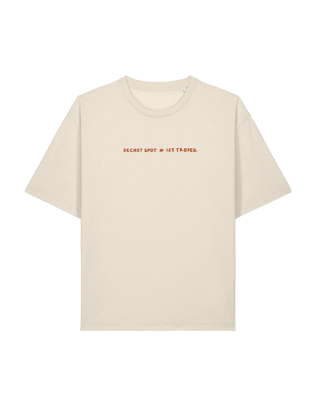 Ice Tropez oversized T-shirt – White 100% organic cotton