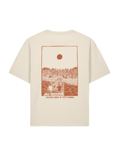 Ice Tropez oversized T-shirt – White 100% organic cotton