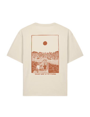 Ice Tropez oversized T-shirt – White 100% organic cotton