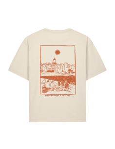 T-shirt Ice Tropez / Clocher de Saint-Tropez – Beige 100% coton