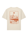 T-shirt Ice Tropez / Clocher de Saint-Tropez – Beige 100% coton